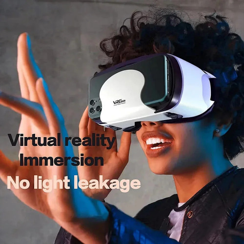 VR Virtual Reality 3D Smart Glasses Stereo Helmet Headset With Remote Controller For IOS Android Smartphones Virtual World 7" - 44