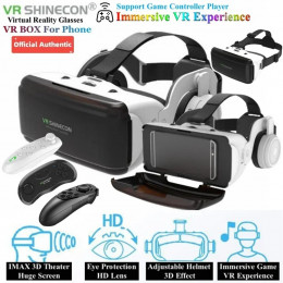 VR Shinecon Casque Helmet 3D Glasses Virtual Reality Augmented For iPhone Android Smartphone Smart Phone Goggle Mobile Viar Game - 44