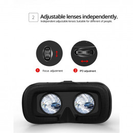 Shinecon 6.0 Casque VR Virtual Reality Glasses 3D Goggles Headset Helmet For Smartphone Smart Phone Viar Binoculars Video Game - 44