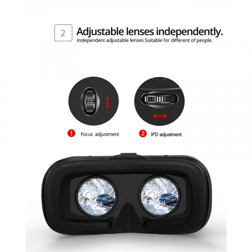 Shinecon 6.0 Casque VR Virtual Reality Glasses 3D Goggles Headset Helmet For Smartphone Smart Phone Viar Binoculars Video Game - 44
