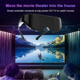 big Screen Android system 3D Smart Video Glasses 4K Virtual Reality Cinema Watch Movies IMAX smart Glasses VR 2D 3D eyeglasses - 44