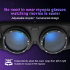big Screen Android system 3D Smart Video Glasses 4K Virtual Reality Cinema Watch Movies IMAX smart Glasses VR 2D 3D eyeglasses - 44