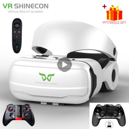 Shinecon VR Glasses Headset 3D Virtual Reality Device Helmet Viar Goggle Lenses For Smartphone Smart Cell Phone Realidade Viewer - 44