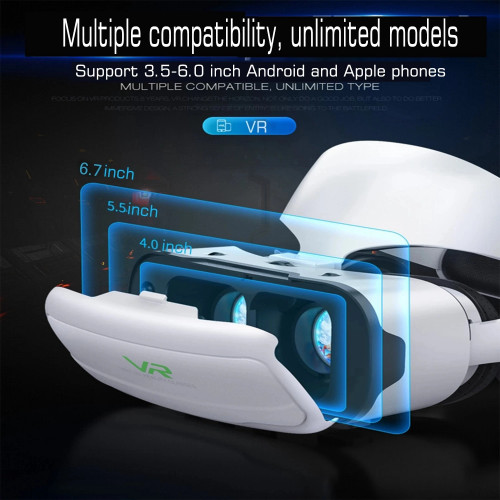Shinecon VR Glasses Headset 3D Virtual Reality Device Helmet Viar Goggle Lenses For Smartphone Smart Cell Phone Realidade Viewer - 44