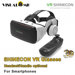 Newly VR Shinecon Virtual Reality Casque Glasses 3D Goggles Headset For Smartphone Smart Phone Binoculars Video Game Wirth Lens - 44