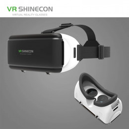 Newly VR Shinecon Virtual Reality Casque Glasses 3D Goggles Headset For Smartphone Smart Phone Binoculars Video Game Wirth Lens - 44