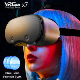 3D Helmet Virtual Reality VR Glasses For 5 To 7 Inch Smartphones 3D Glasses Support 0-800 Myopia VR Headset For Mobile Phone - 44