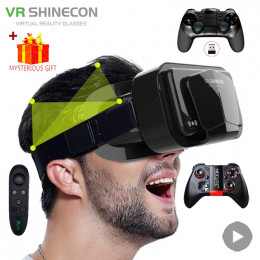 Shinecon Virtual Reality Viar 3D VR Glasses Device Helmet Lenses Headset Goggle Smart For Smartphone Cell Phone Mobile Realidade - 44