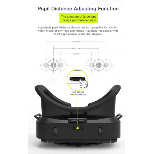 Shinecon Virtual Reality Viar 3D VR Glasses Device Helmet Lenses Headset Goggle Smart For Smartphone Cell Phone Mobile Realidade - 44
