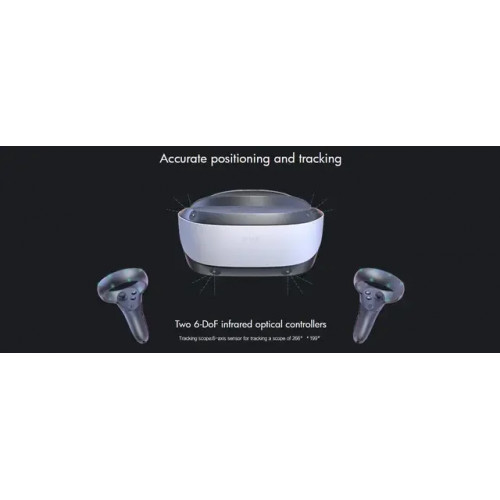 YVR 1 3D Glasses 4K Virtual Reality Headset with 6DOF Infrared Optical Controller - All-in-One Immersive Experience for Gaming - 44