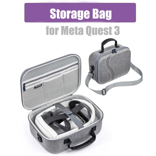 For Meta Quest 3 Storage Case VR Glasses Accessories Travel Carrying Case Portable Handheld Storage Bag - 44