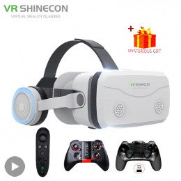 3D Viar Phone Virtual Reality VR Glasses Helmet Headset Smart Devices Lenses Goggles For Smartphones Cell Controllers Headphone - 44
