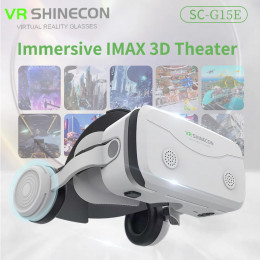 3D Viar Phone Virtual Reality VR Glasses Helmet Headset Smart Devices Lenses Goggles For Smartphones Cell Controllers Headphone - 44
