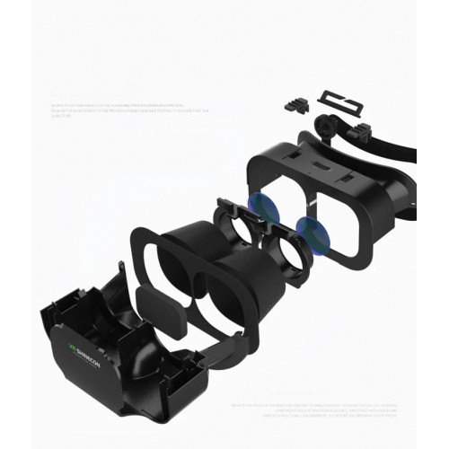 VR SHINECON BOX 5 Mini VR Glasses 3D Glasses Virtual Reality Glasses VR Headset For Google cardboard Smartp - 44