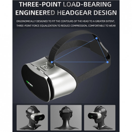 3D VR Glasses Smartphone Virtual Reality Goggles Helmet Headset Lenses Device Viar Smart Phone Controller Cell Mobile Video Game - 44