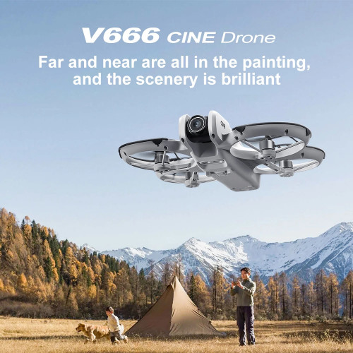 Xiaomi V666 Mini Drone 4K Professional Aerial 8k Dual Camera Intelligent obstacle avoidance  Brushless Quadcopter Kid RC Toy
