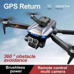 Drone S158 GPS Professional Drone 3000M 360° Obstacle Avoidance 4K Camera Dron 5G Brushless Motor Foldable Quadcopter Boy Toy
