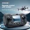 S160 Color LED Drone Professional 4K HD EIS Dual Camera with Screen Quadcopter Optical Flow Brushless Drone Toy