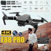 Lates 2024 New E88 Pro WIFI FPV Drone Wide Angle HD 4K Camera Height Hold RC Foldable Quadcopter Dron Helicopter Toys e88pro
