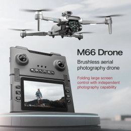 Drone Profesional 4K Dual Camera Brushless Motor Obstacle Avoidance Dron RC Helicopter Foldable Quadcopter 