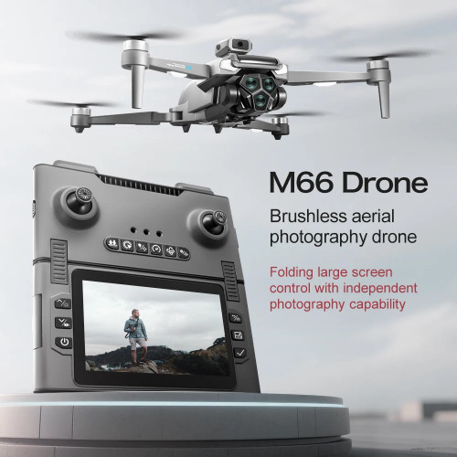 Drone Profesional 4K Dual Camera Brushless Motor Obstacle Avoidance Dron RC Helicopter Foldable Quadcopter