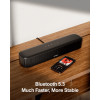 ULTIMEA 7.1 Channel Virtual Surround Soundbar,Home Theater TV Speakers ,Peak Power 330 Watts,Smart App Control, Aura A40, Black