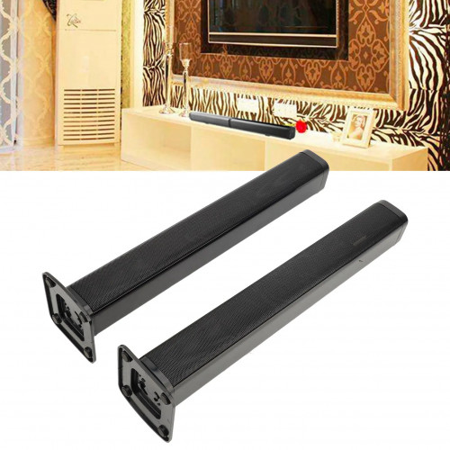 Remote Control Speaker 2 in 1 Separable Soundbar Bluetooth TV Speaker Wall Mounted with HD Multimedia Cable for Home Theater