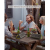 MLOVE P3 Outdoor Bluetooth Speaker, 40W Output Power Bluetooth 5.3 Speaker ,Stereo Sound IPX7 Waterproof,Micro SD Card,RGB Light