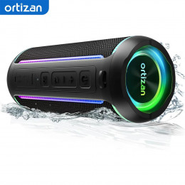 Ortizan X30 Portable Bluetooth Speakers Bass Boost 40W Powerful Wireless IPX7 Waterproof Speaker with 6600mAh Battery USB/TF/AUX 
