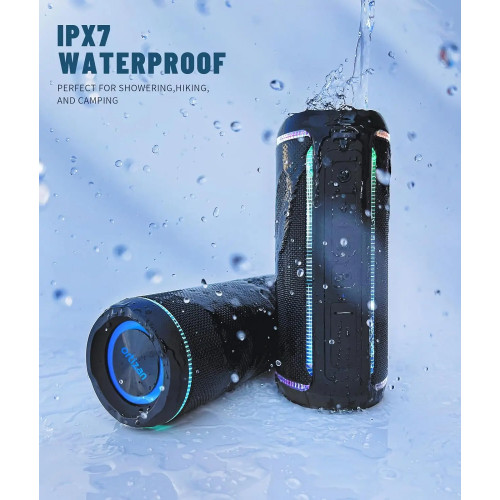 Ortizan X30 Portable Bluetooth Speakers Bass Boost 40W Powerful Wireless IPX7 Waterproof Speaker with 6600mAh Battery USB/TF/AUX