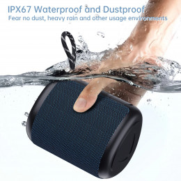 WISETIGER A46 Max Portable Bluetooth Speaker Balanced/Subwoofer Sound Box BT5.3 Outdoor Speaker with LED Light, TF Slot &AUX-IN