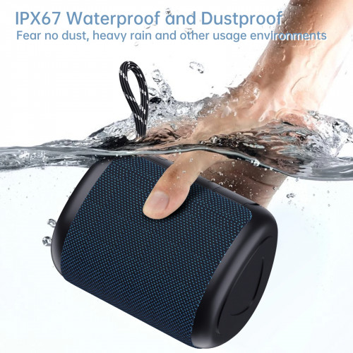 WISETIGER A46 Max Portable Bluetooth Speaker Balanced/Subwoofer Sound Box BT5.3 Outdoor Speaker with LED Light, TF Slot &AUX-IN