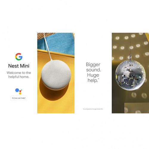 Google Nest Mini 2nd Smart Speaker with Google Assistant(2nd Generation)