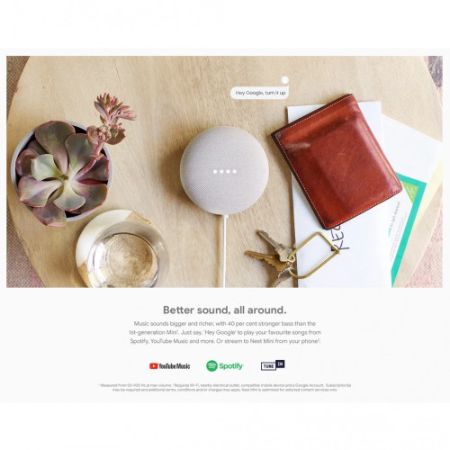 Google Nest Mini 2nd Smart Speaker with Google Assistant(2nd Generation)