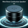Mini Bone Conduction Speaker Vibration Stereo Audio Digital TWS Wireless Bluetooth Speakers Portable Metal Speaker Dropshipping