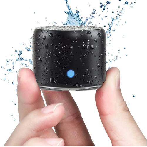 EWA A106 Pro Mini Portable Wireless Bluetooth 5.0 Speaker Custom Bass Radiator IPX7 Waterproof Metal Speakers Travel Case