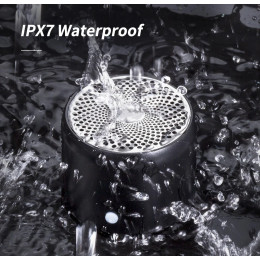 EWA A106 Pro Mini Portable Wireless Bluetooth 5.0 Speaker Custom Bass Radiator IPX7 Waterproof Metal Speakers Travel Case