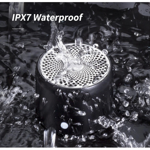 EWA A106 Pro Mini Portable Wireless Bluetooth 5.0 Speaker Custom Bass Radiator IPX7 Waterproof Metal Speakers Travel Case