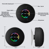 Mini Bluetooth Speaker Shower Subwoofer Waterproof Handsfree Loudspeaker RGB Light with Suction Cup Mic for Bathroom Pool Beach