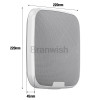 15W Unpunched Wall Mounted Bluetooth Speaker Sound System 3D Surround Sound Subwoofer Home Commercial Use with Remote Control