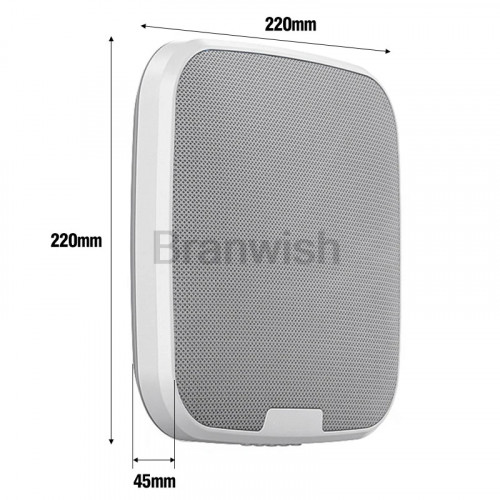 15W Unpunched Wall Mounted Bluetooth Speaker Sound System 3D Surround Sound Subwoofer Home Commercial Use with Remote Control