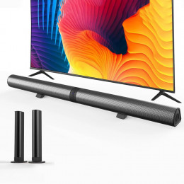 Home Theater 3D Stereo Surround Wireless Speaker Multi-Function Subwoofer Soundbar Support Foldable Split For TV/PC 
