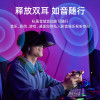 Rockmia EBS-905 Wearable Speaker Neckband Bluetooth 5.0 Hands-free Ear-Free for TV Game Play Home Outdoor Use TF Card