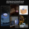 Bone Conduction Vibration Bluetooth Speaker Suction Cup&Magnetic Suction Surround Sound Music Box RGB Breathable Light MP3