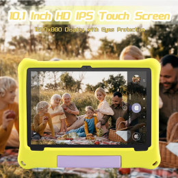10.1 inch Android 15 Kids Tablet 8GB(4+4 Expand) RAM 64GB ROM 5000Mah Octa-core Educational Children's Tablets WIFI Ipad PC 