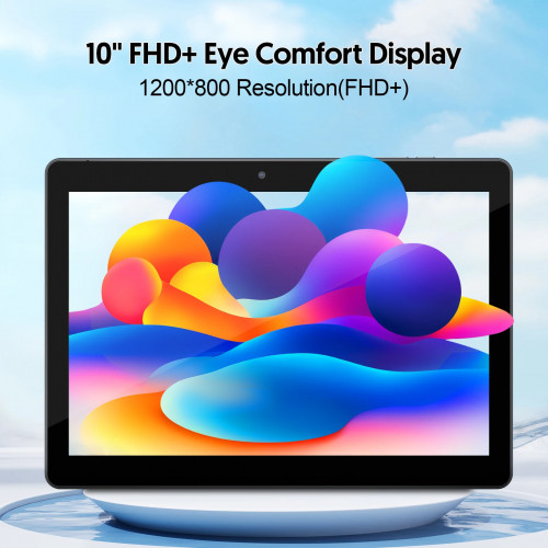 BAKEN Android tablet 10.1 inches, quad-core processor, 4(2+2)GB+64GB, 1TB expandable memory (need to be purchased separately)