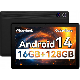 URAO A7 11 Inch Android Tablet 16GB RAM 128GB ROM 1TB Expansion 8-Core Processor Widevine L1 Dual Camera 6800mAh WiFi6 BT5.3 