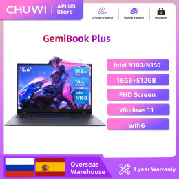 CHUWI GemiBook Plus Laptop 15.6'' FHD 1920x1080 16GB LPDDR5 512GB SSD Intel N100/N150 Alder Lake   WiFi 6 Windows 11 Laptops - 7