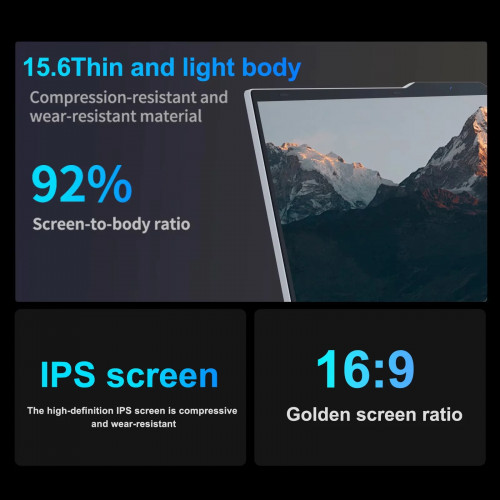 Xiaman 15.6" Intel Core i7 6500U Laptop Computer Windows 11 Pro 16GB DDR4 512GB 1TB SSD Portable Notebook PC Gamer Gaming Laptop