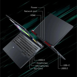 16" Gaming Laptop intel Core i7-6700HQ GTX 1060 IPS 1920*1200 Notebook PC Gamer 16GB DDR4 1TB SSD Windows 11 Pro Laptop Computer